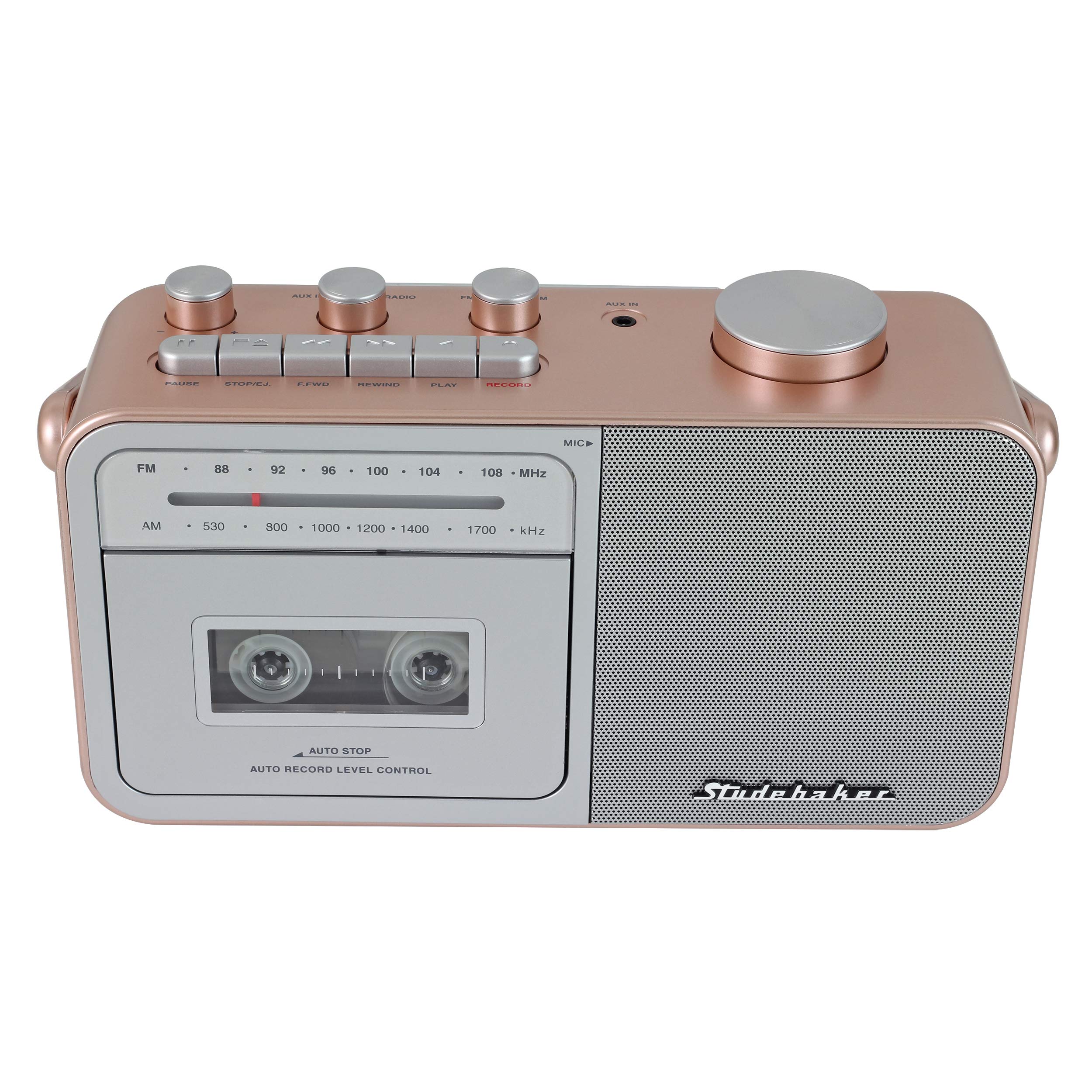 Amazon.co.jp: Studebaker SB2130RG ポータブルカセットプレーヤー